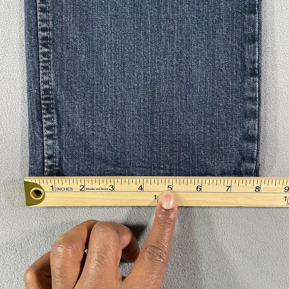 Wrangler Five Star Relaxed Fit Jeans Mens 36x30 Blue Straight 97FXWXD